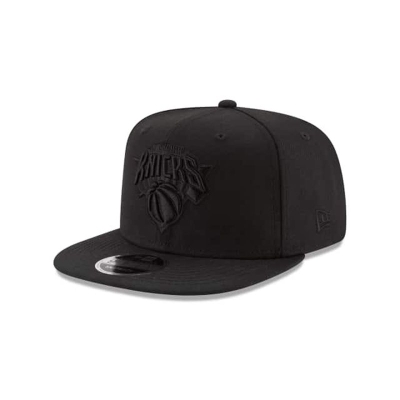 New York Knicks Gorra | New Era NBA Black On Black High Crown 9fifty Snapback Cap Mexico - Negros